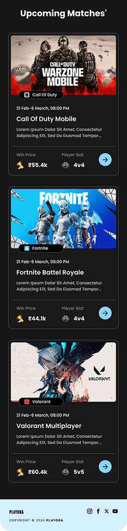E-commerce website showcase