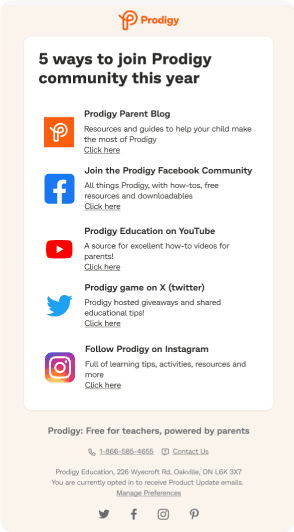 Prodigy Email Template 1