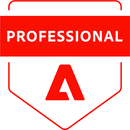 Adobe Professional certification badge