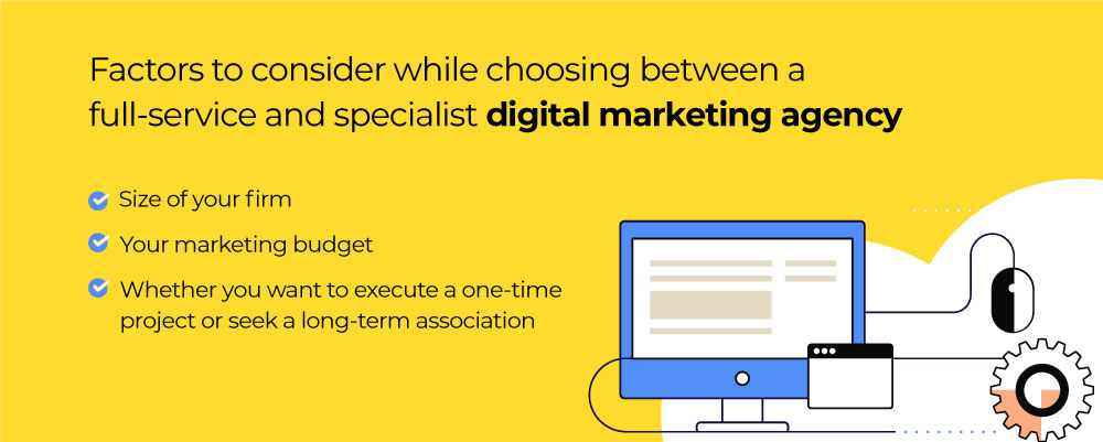 Choosing Marketing Agency: Full-Service vs Specialist Factors